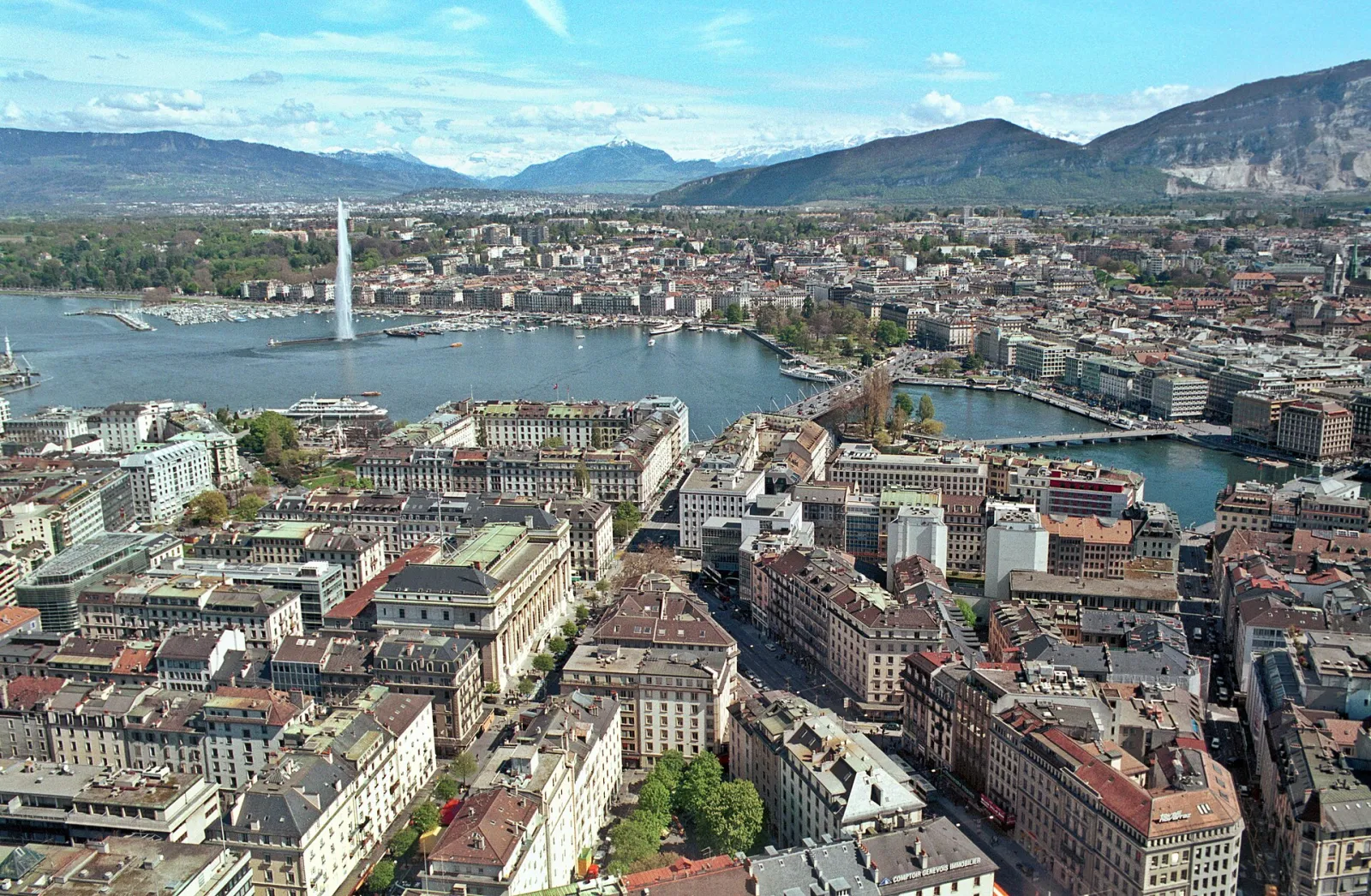 Cobertura de eSIM de viaje en Ginebra, Suiza